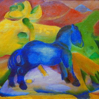 Franz Marc, Blaues Pferdchen