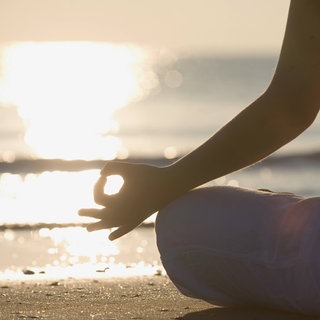 Yoga am Strand