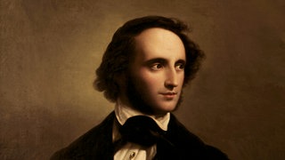 Felix Mendelssohn-Bartholdy - Gemälde, 1847, von Wilhelm Hensel (1794-1861). Öl auf Leinwand, 92 x 76 cm. Düsseldorf, Stadtmuseum.