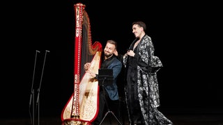 Maayan Licht und Joel von Herber beim Konzert in Schwetzingen