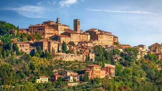 Montepulciano in Italien