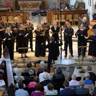 Das Ensemble Vokalharmonin beim Konzert in Schwäbisch Gmünd