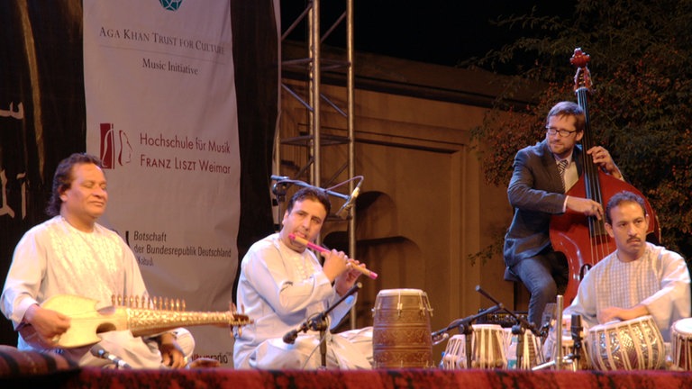 ANIM-Meistermusiker als Teil des Safar-Ensembles der Franz Listz Hoschule für Musik Weimar in Kabul, 2012