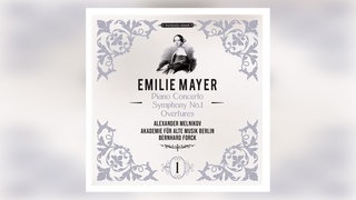 Album-Cover: Orchesterwerke von Emilie Mayer mit der Akademie für Alte Musik Berlin