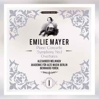 Album-Cover: Orchesterwerke von Emilie Mayer mit der Akademie für Alte Musik Berlin