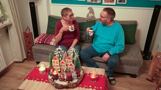Martina und Wolfgang zeigen ihre Weihnachtsdeko