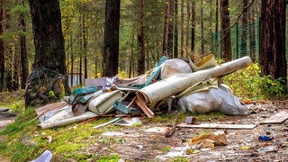 So problematisch ist im Wald entsorgter Müll