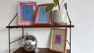 Bunte Bilderrahmen