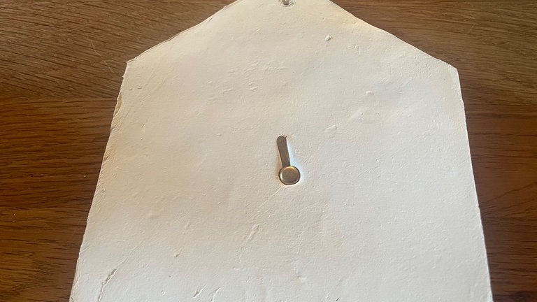 Häuschen-Form aus Modelliermasse