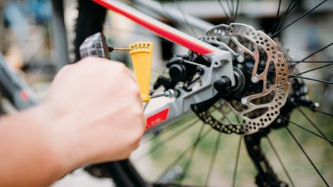 Gangschaltung am Fahrrad