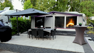 Ein Campingplatz direkt am Bodensee