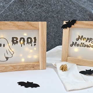 Beleuchteter Rahmen für Halloween