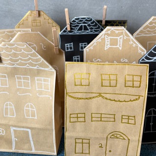 Last Minute Adventskalender aus Papiertüten