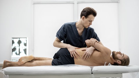 Osteopathie-Behandlung