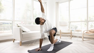 Mann macht Sport