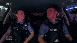 Polizeikommissarin Sarah Schräder und Polizeikommissar Jonas Harder