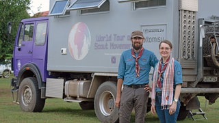 Pfadfinder Anna-Lena und Sebastian Schmitt