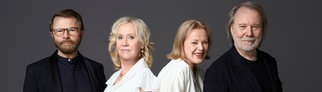 ABBA, v.l. n. r..: Björn Ulvaeus, Agnetha Fältskog, Anni-Frid Lyngstad und Benny Andersson | ABBA-Sängerin Agnetha Fältskog wird 75