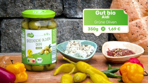 Geschmacksprobe: Grüne Oliven