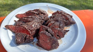 Onglet (Nierenzapfen) vom Grill
