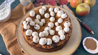 Apfelrahmkuchen mit Streuseln