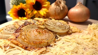 Zwiebel-Käse-Chips