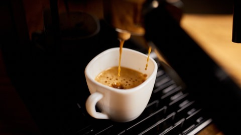 Eine Tasse Espresso