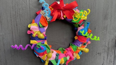Kranz aus Luftballons