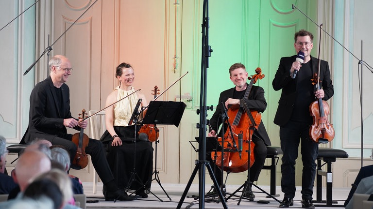 Das Signum Quartett (Residenzensemble) bei seinem Konzert „Leoš Janáčeks große Liebe“ am 30. April 2026