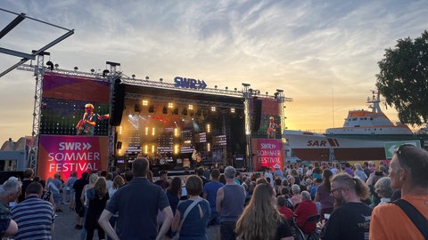 Boomtown Rats mit Bob Geldof auf der SWR Sommerfestival Bühne