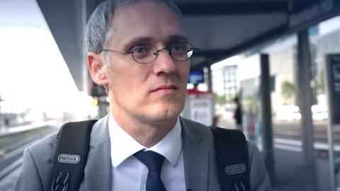 Verkehrsökologe Jochen Eckart  ARD-Mitmachaktion #besserBahnfahren