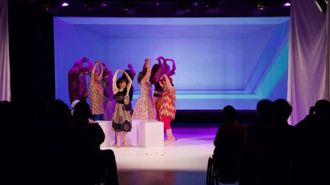 Eine Aufführung von DanceAbility in Trier