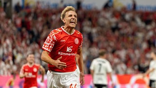 Nelson Weiper jubelt nach seinem Treffer gegen Trondheim