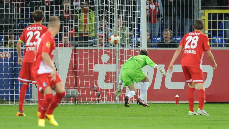 Oliver Baumann bei seinem Euro-League Debut