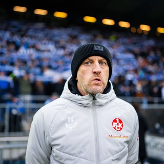 Thorsten Lieberknecht im Spiel gegen Bielefeld.
