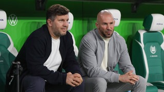 Andreas Schicker und Christian Ilzer von der TSG Hoffenheim. 