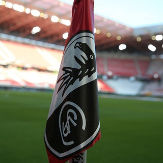 Eckfahne in der Arena des SC Freiburg