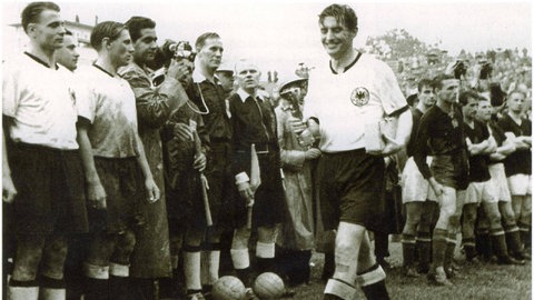 Fritz Walter, der WM-Kapitän 1954 in Bern