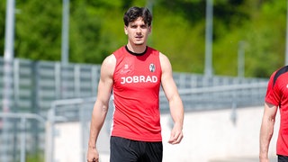 Stürmer Igor Matanovic im Training des SC Freiburg (Archivbild)