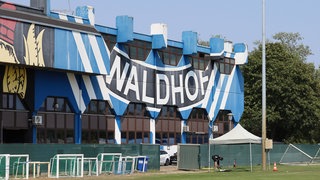 Trainingsgelände des SV Waldhof Mannheim von außen