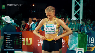Hochspringerin Johanna Göring