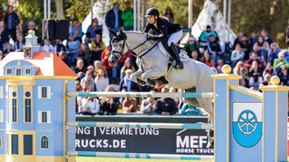 Springreiterin Janne-Friederike Meyer-Zimmermann beim CHI Donaueschingen 2024.