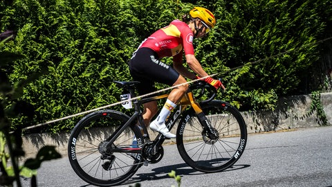 Radprofi auf der Strecke