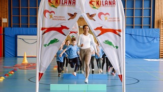 Malaika Mihambo bei der Kilana - Ferienwoche