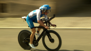 Daniela Bleymehl beim Ironman Kraichgau