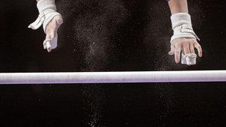 Hände beim Geräteturnen Frauen