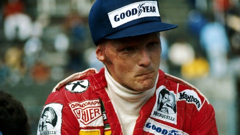 Niki Lauda beim Großen Preis von Italien am 12. September 1976.