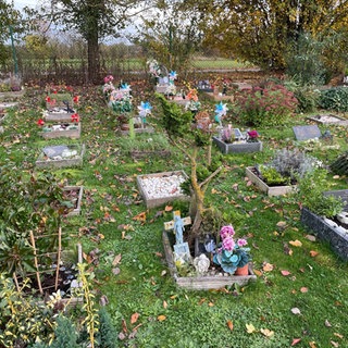 Gräberfeld auf dem Tierfriedhof Heilbronn Horkheim