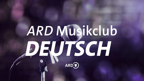 Mikrofon mit dem Schriftzug "ARD Musikclub Deutsch"