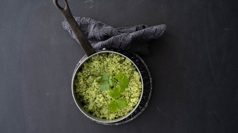 Smaragdgrüner Couscous